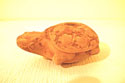Chinese Han temple candlestick, left side - Forani Turtle Collection