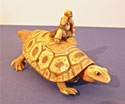 Japanese ivory receptacle of Urashima Taro - Forani Turtle Collection