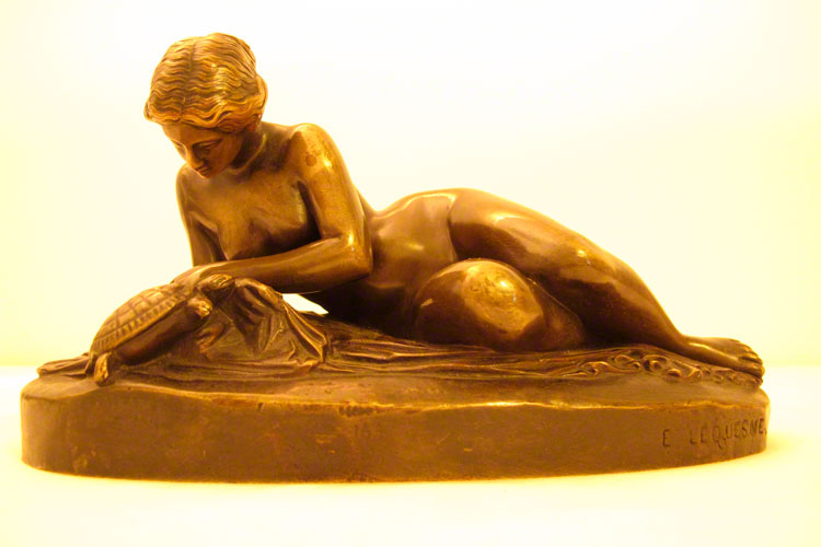Sculpture en bronze d'Eugène Lequesne- LA COLLECTION FORANI DE LA TORTUE